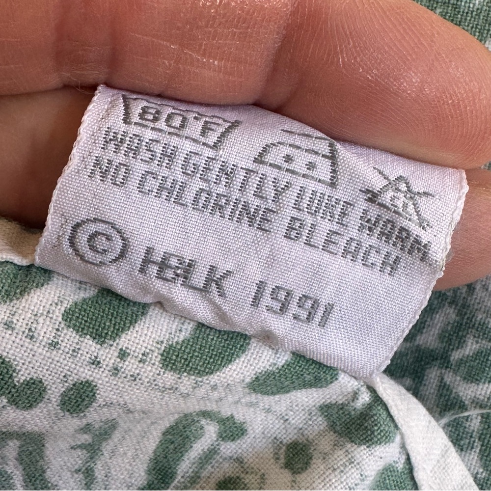 Hand Block Print 100% Cotton Tablecloth - Picture 7 of 9